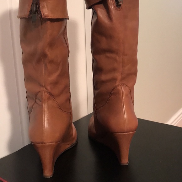 Leather boots STEVEN by Steve Madden Size 9 - Picture 4 of 9